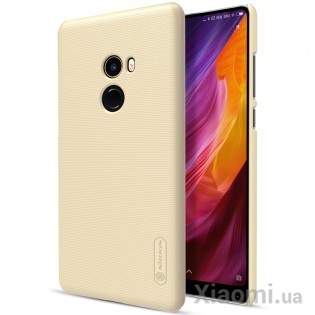 Чехол бампер Nillkin Frosted Shield Xiaomi Mi MIX 2 Gold F-HC XM-MIX 2